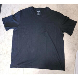 Duluth Trading Longtail T Relaxed Fit T Shirt 2XL Short Sleeve Grey V neck Cottn